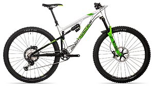 RockMachine Blizzard 90-297, gloss silver/black/green, 2023