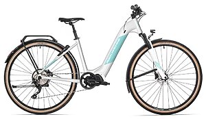 Rockmachine Crossride INT e400 Lady Touring, gloss white/mint, 2022